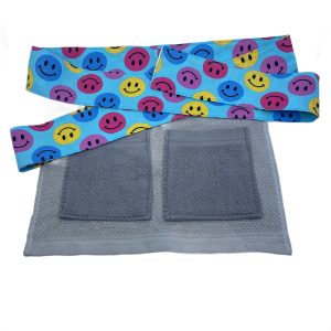 Single Panel Double Pocket Smilies Handy Apron