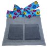 Single Panel Double Pocket Smilies Handy Apron - Image 5