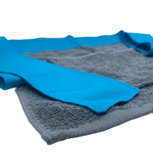 Single Panel Single Pocket Blue Handy Apron